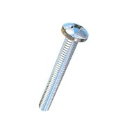 ALLIED TITANIUM #12-24 x 1-3/4 in Phillips Pan Machine Screw, Plain Titanium 0008755